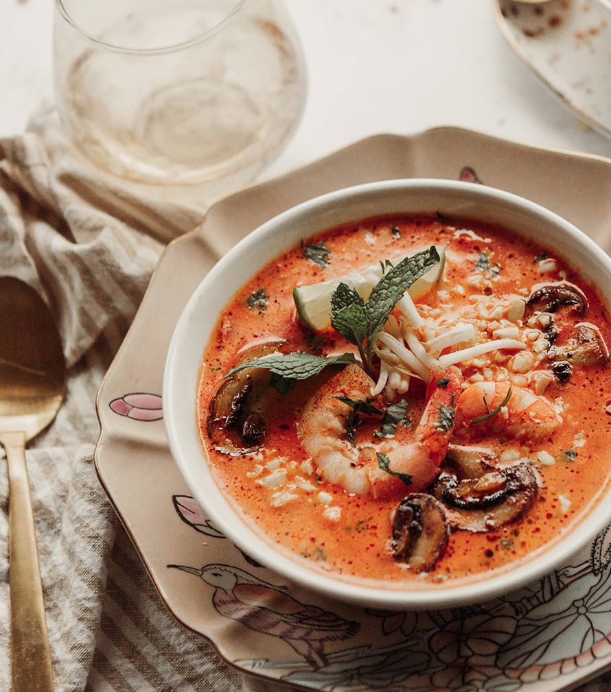 Roasted Tomato Basil Soup